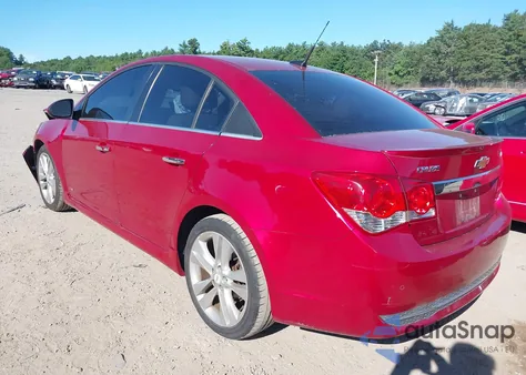 2012 Chevrolet Cruze Ltz z USA, uszkodzony, nr VIN 1G1PH5SC0C7134863